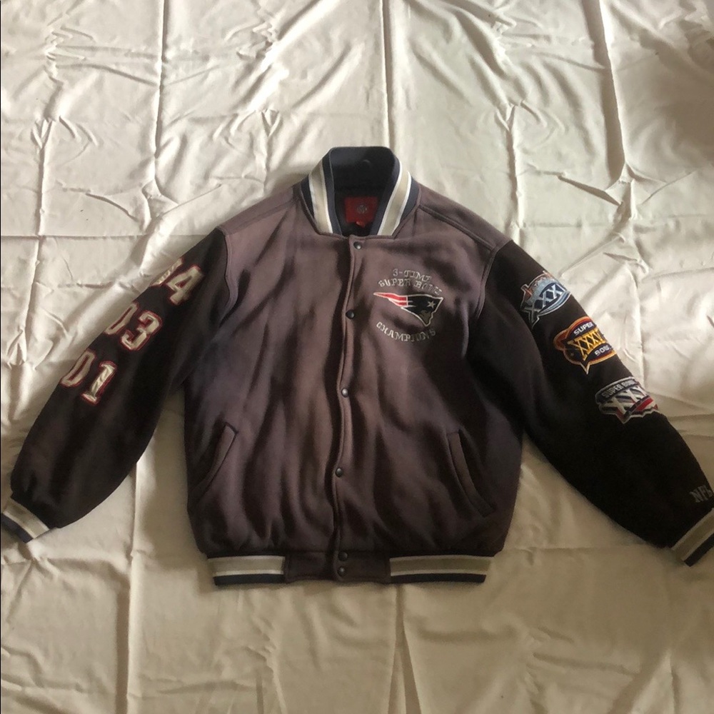 Vintage New England Patriots Bomber Jacket
